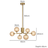 Bright Sea Lighting Calista 6 Light Pendant