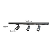 Bright Sea Lighting Suzi Aluminium Adjustable 3 Lamp LED Track Light
