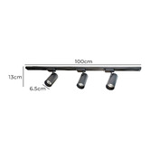 Bright Sea Lighting Suzi Aluminium Adjustable 3 Lamp LED Track Light