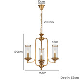 Bright Sea Lighting Leander 4 Light Pendant