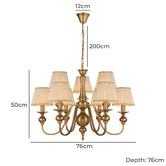Bright Sea Lighting Artemis 9 Light Pendant
