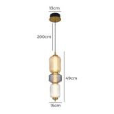 Bright Sea Lighting Brass Altos 3 Light LED Pendant