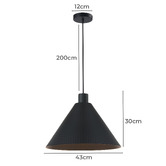 Bright Sea Lighting Tiago Iron Pendant Light