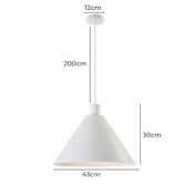 Bright Sea Lighting Tiago Iron Pendant Light