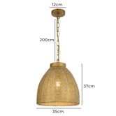 Bright Sea Lighting Arman Iron Pendant Light