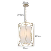 Bright Sea Lighting Raja 33cm Pendant Light