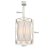 Bright Sea Lighting Raja 45cm Pendant Light