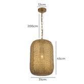 Bright Sea Lighting Mays Iron Pendant Light