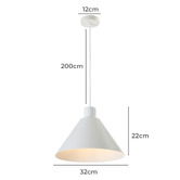 Bright Sea Lighting Tiago Iron Pendant Light