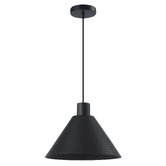 Bright Sea Lighting Tiago Hammered Metal Cone Pendant Light