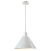 Bright Sea Lighting Tiago Hammered Metal Cone Pendant Light