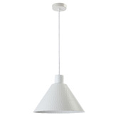 Bright Sea Lighting Tiago Hammered Metal Cone Pendant Light
