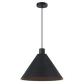 Bright Sea Lighting Tiago Hammered Metal Cone Pendant Light