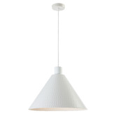 Bright Sea Lighting Tiago Hammered Metal Cone Pendant Light