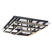 Bright Sea Lighting Fletcher Square Aluminium LED Semi Flush Ceiling Light