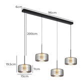 Bright Sea Lighting Lowan 4 Light LED Pendant