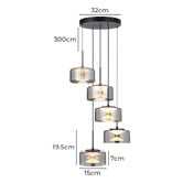 Bright Sea Lighting Lowan 5 Light LED Pendant