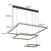 Bright Sea Lighting Fletcher 3 Tier LED Pendant Light