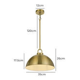 Bright Sea Lighting Henri Iron Pendant Light