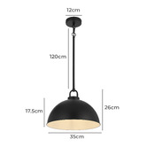 Bright Sea Lighting Henri Iron Pendant Light