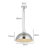 Bright Sea Lighting Henri Iron Pendant Light