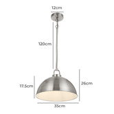 Bright Sea Lighting Henri Iron Pendant Light
