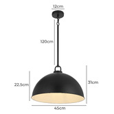 Bright Sea Lighting Henri Iron Pendant Light