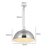 Bright Sea Lighting Henri Iron Pendant Light