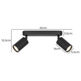 Bright Sea Lighting Atmore 2 Light Bar Spotlight