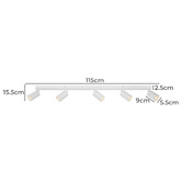 Bright Sea Lighting Atmore 5 Light Bar Spotlight