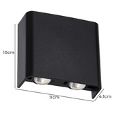 Bright Sea Lighting Windham 11cm LED Outdoor Up/Down Light