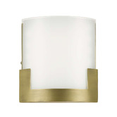 Bright Sea Lighting Mattan Small Frosted Glass Wall Sconce