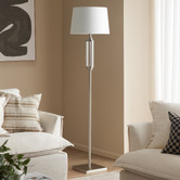 Bright Sea Lighting Emilia Iron &amp; Glass Floor Lamp