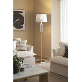 Bright Sea Lighting Emilia Iron &amp; Glass Floor Lamp