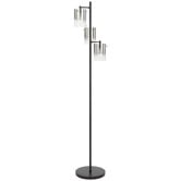 Bright Sea Lighting Ximena Metal &amp; Glass LED 3 Light Floor Lamp
