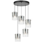 Bright Sea Lighting Ximena Metal &amp; Glass LED 5 Light Pendant
