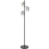 Bright Sea Lighting Ximena Metal &amp; Glass LED 3 Light Floor Lamp