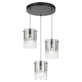 Bright Sea Lighting Ximena Metal &amp; Glass LED 3 Light Pendant