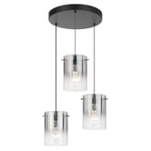 Bright Sea Lighting Ximena Metal &amp; Glass LED 3 Light Pendant