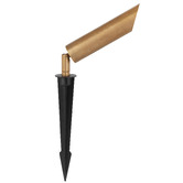 Bright Sea Lighting Alessia Brass &amp; Glass LED Garden Spike Light