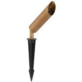 Bright Sea Lighting Alessia Brass &amp; Glass LED Garden Spike Light