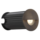 Bright Sea Lighting Iker Brass &amp; Glass LED Step Light