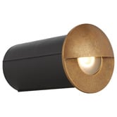 Bright Sea Lighting Iker Brass &amp; Glass LED Step Light