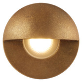 Bright Sea Lighting Iker Brass &amp; Glass LED Step Light