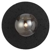 Bright Sea Lighting Mathilde Smoke Glass Outdoor Wall Light