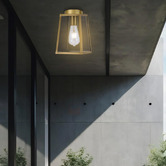 Bright Sea Lighting Scottsdale Small Brass 3-Way Exterior Pendant