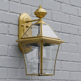 Bright Sea Lighting Rye Brass Wall Light