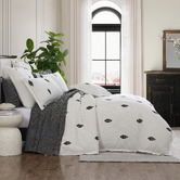 Private Collection Khari Embroidered Cotton Quilt Cover Set