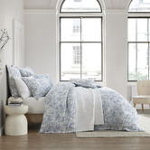 Private Collection Denim Quinn Cotton Jacquard Quilt Cover Set