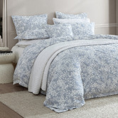 Private Collection Denim Quinn Cotton Jacquard Quilt Cover Set